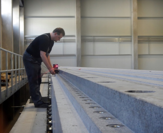Krümmungsvermessung an großen Bauteilen