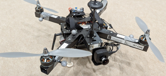 Quadcopter mit USB3 uEye LE-Kamera von IDS