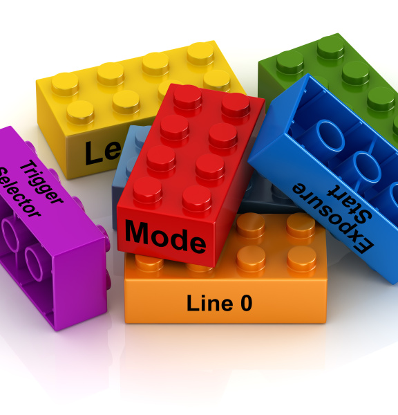 Lego Klemmbausteine mit Beschriftungen sind noch ungeordnet