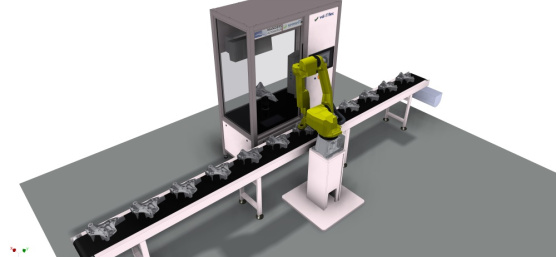 3D Inspektion für Inline-Bauteileprüfung mit Ensenso N35