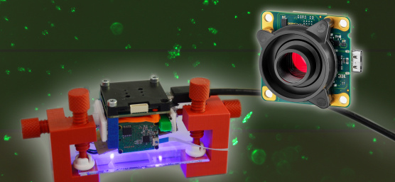 IDS Boardlevel-Kamera an Bord eines Minisatelliten-Prototypen zur Zellforschung