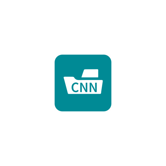 CNN Logo in IDS Farben. 