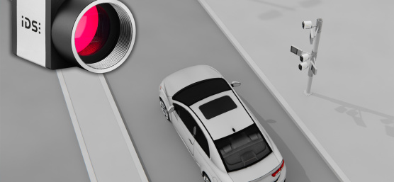 Adigo nPax-System erfasst Fahrgäste eines Autos mit uEye CP Kamera