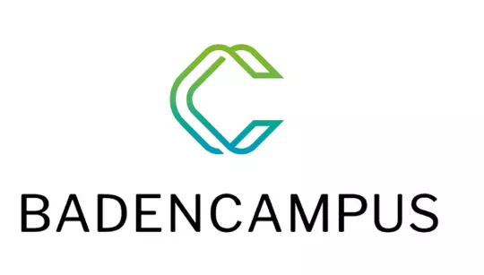 Das Logo vom Baden Campus, der zentralen Innovationsplattform.