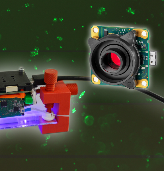 IDS Boardlevel-Kamera an Bord eines Minisatelliten-Prototypen zur Zellforschung