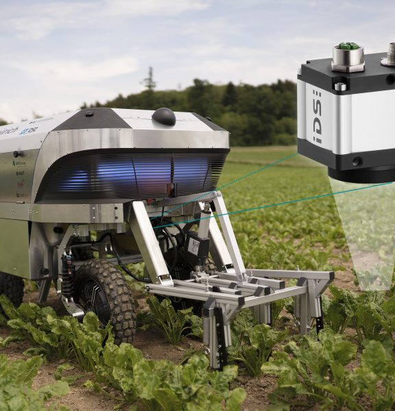 Intelligenter Roboter mit uEye+ Industriekamera macht den Einsatz von Herbiziden entbehrlich