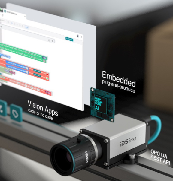 IDS NXT Kamera im Einsatz bei einer Bildanalyse