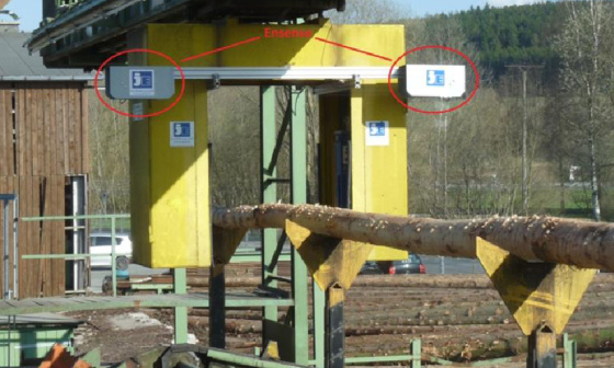 Vermessung von Holz mit zwei Ensenso Stereo-3D-Kameras