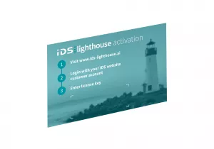 IDS lighthouse Lizenz-Karte