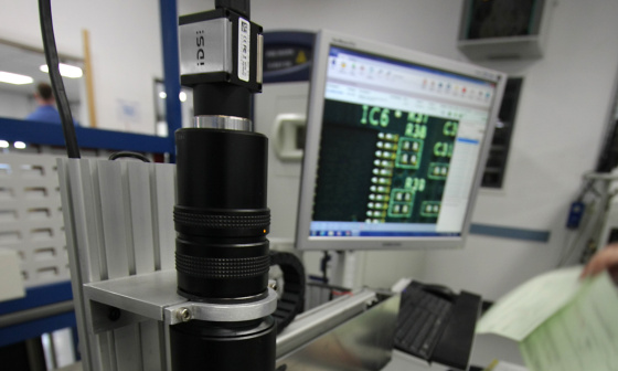 Erstmusterprüfung für Leiterplattenmontage: Norcott (UK) mit IDS USB 3 uEye CP