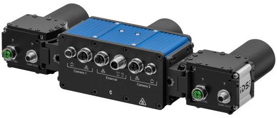 IDS 3D Kamera der Ensenso XR-Serie Rückansicht mit Anschlüssen