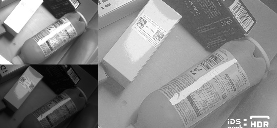 HDR-Bildaufnahme für kontrastreiche industrielle Anwendungen
