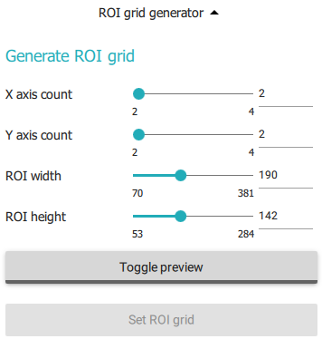 Screenshot ROI Manager