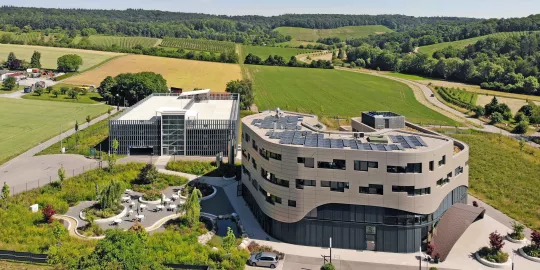 Technologiezentrum b39 des Bildverarbeitungsunternehmens IDS in Obersulm