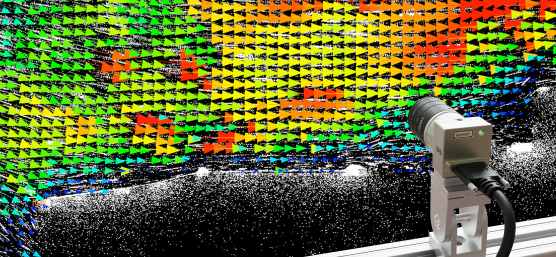 Strömungsdiagnostik mit Hilfe einer Event-based Kamera von IDS