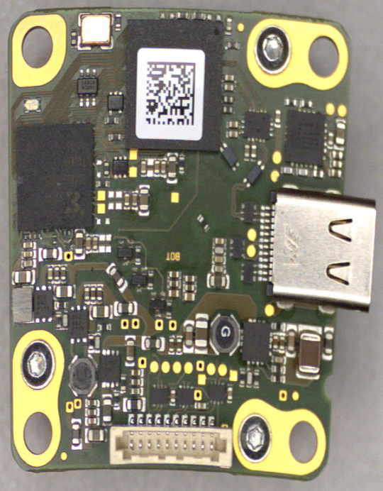 Eine 90° Kameradrehung schafft Abhilfe. Der Barcode ist les- und auswertbar