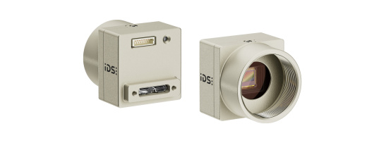 uEye XCP-E von hinten und von vorne.
