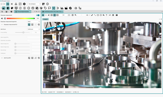 Screenshot der einstellbaren Auto-Funktionen in IDS peak