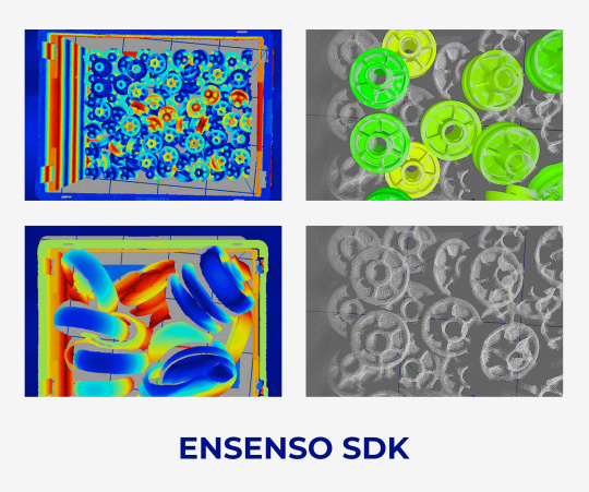 Screenshots der Ensenso SDK Software