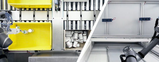 Zwei Ensenso 3D-Kameras liefern dem System die essenziellen Bilddaten