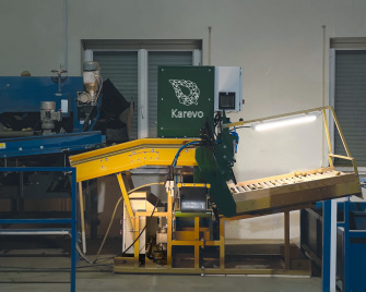 Karevo Sortieranlage als optische Sortiertechnik für die Hofverarbeitung von Kartoffeln und Zwiebeln