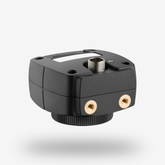 USB 3 uEye ML Industriekamera mit Linse nach unten zeigend und Anschluss nach oben