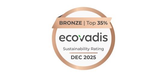 Signet der Ecovadis Bronzemedaille