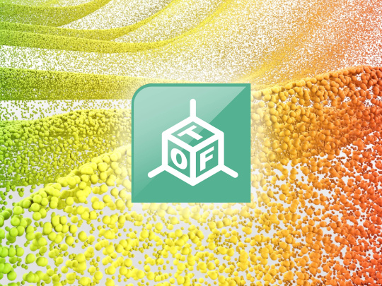 Gelbe und orange Punkte mit grünem ToF-Icon