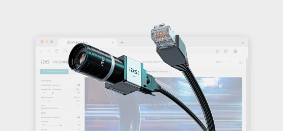 Industrielle Monitoring-Kamera uEye SCP vor Screenshot