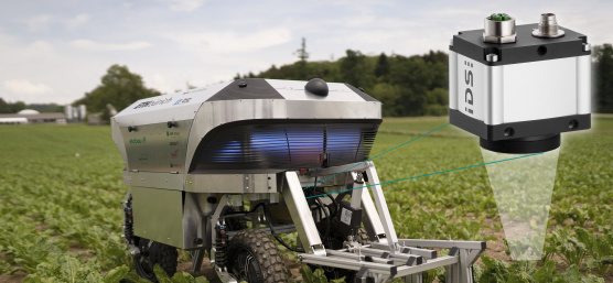 Intelligenter Roboter mit uEye+ Industriekamera macht den Einsatz von Herbiziden entbehrlich