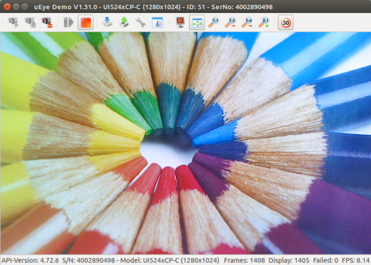 Spitzen von Buntstiften in einem Kreis angeordnet