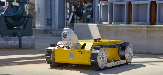 Inspektionsroboter mit der IDS Industriekamera USB 2 uEye LE