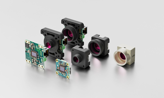 Boardlevel- und Gehäusevarianten der baukleinen Kameramodelle der USB3 uEye XCP-, XLS- und GigE uEye LE-Serie