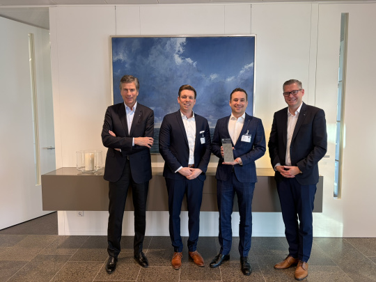 TRUMPF Supplier Award für IDS: Übergabe an Jan Hartmann & Alexander Lewinsky