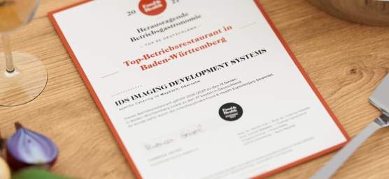 Urkunde Top Betriebsrestaurant in Baden-Württemberg von IDS