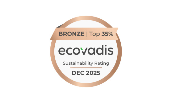 Signet der Ecovadis Bronzemedaille