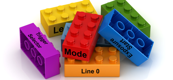 Lego Klemmbausteine mit Beschriftungen sind noch ungeordnet