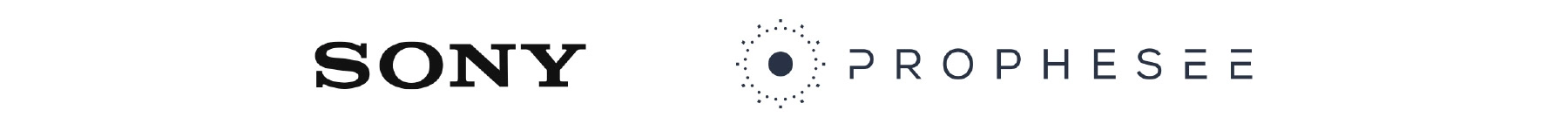 Logos von Sony und Prophesee