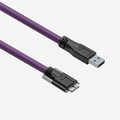 USB 3 HiFlex Kabel, gerade, verschraubbar, 4 m