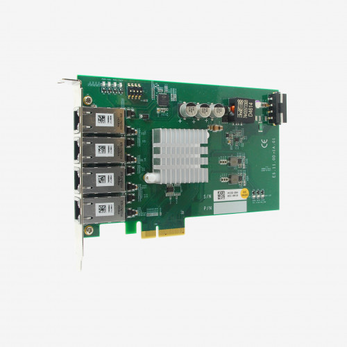 Neousys PCIe-PoE354at x4 Netzwerkkarte 4-Port