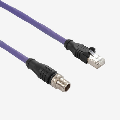 GigE, gerade, verschraubbar, IP69K, 5 m