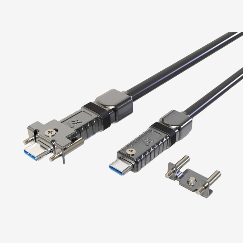 USB3 AOC, USB-C USB-C, gerade, verschraubbar, 10 m